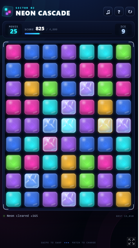 Neon Cascade cover